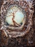 L'arbre en soi - LES ARBRES huile/acrylique sur bois