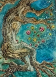 Jump on the moon - LES ARBRES pastels